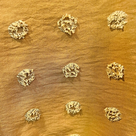 Golden Floral Women's Blouse - Picture 8 of 8